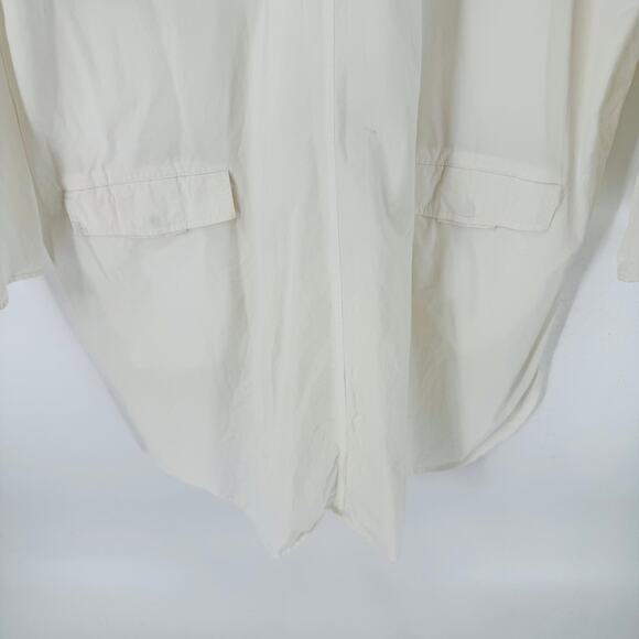 Acne Studios Lash Poplin Oversized Button Down Shirt White Size 38 - Picture 4 of 9